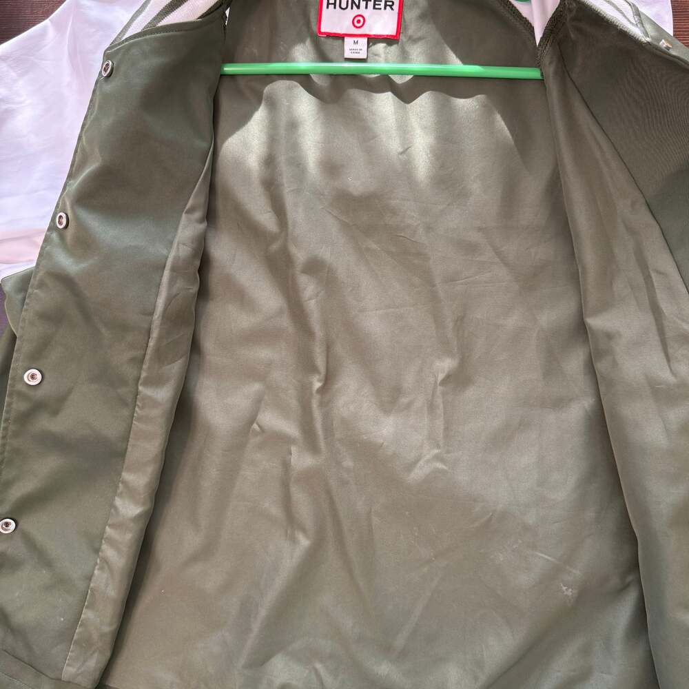 Hunter for Target Green &‎ White Varsity Swing Jacket - Picture 3 of 8